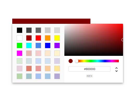 实用的颜色选取器插件