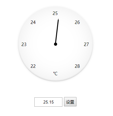 jquery css3圆形温度计代码