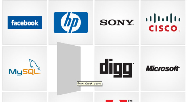 jquery 图片特效3D赞助商图标翻转jQuery图片翻转效果