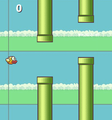 jQuery flappy bird电脑版小游戏源码下载