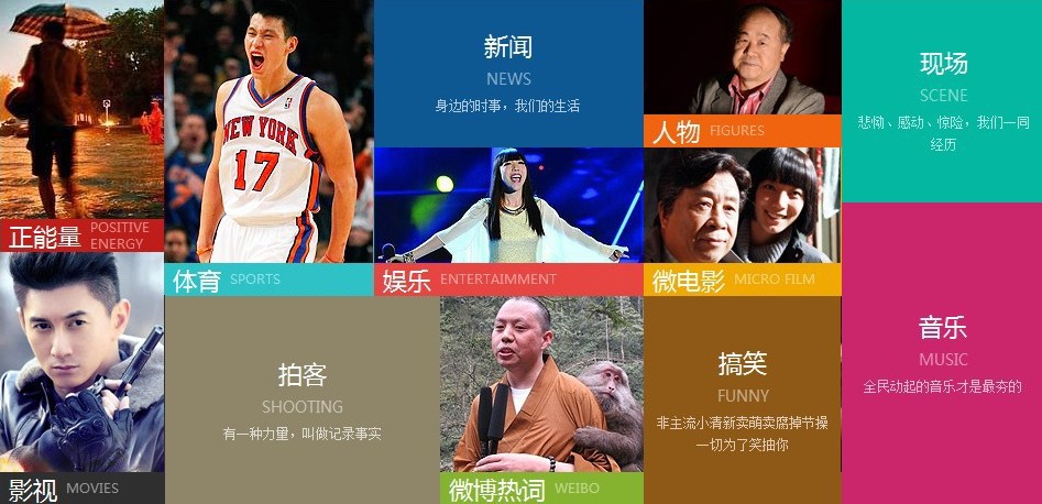 jquery win8风格的图片九宫格布局鼠标悬停图片文字切换