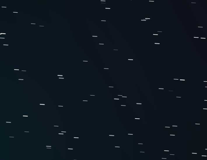 html5 canvas流星雨动画特效