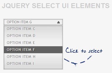 jQuery select选中点击下拉框美化UI元素设计