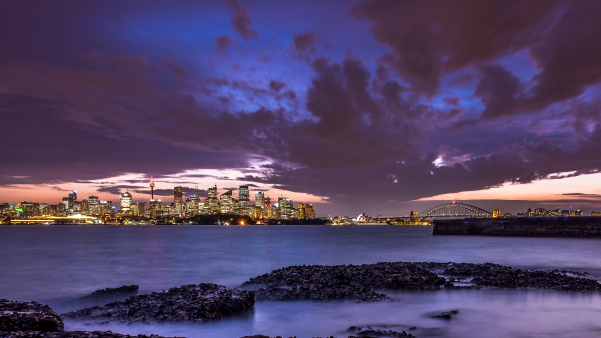 悉尼的夜晚3840x2160风景壁纸