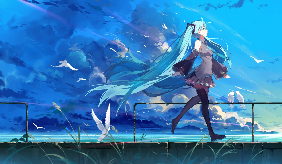 初音未来VOCALOID风景壁纸