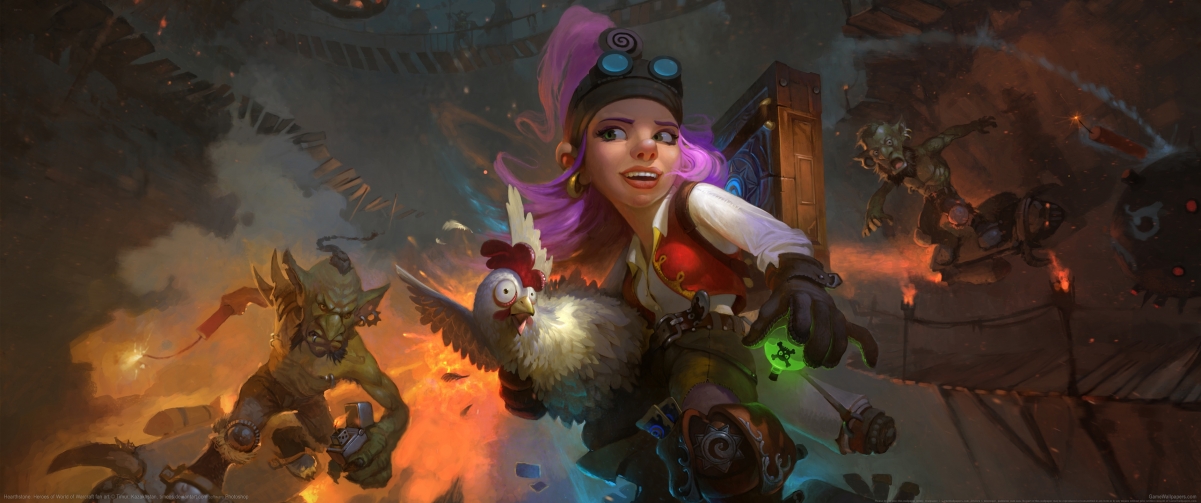 Hearthstone_ Heroes of Warcraft fan art 3440x1440壁纸