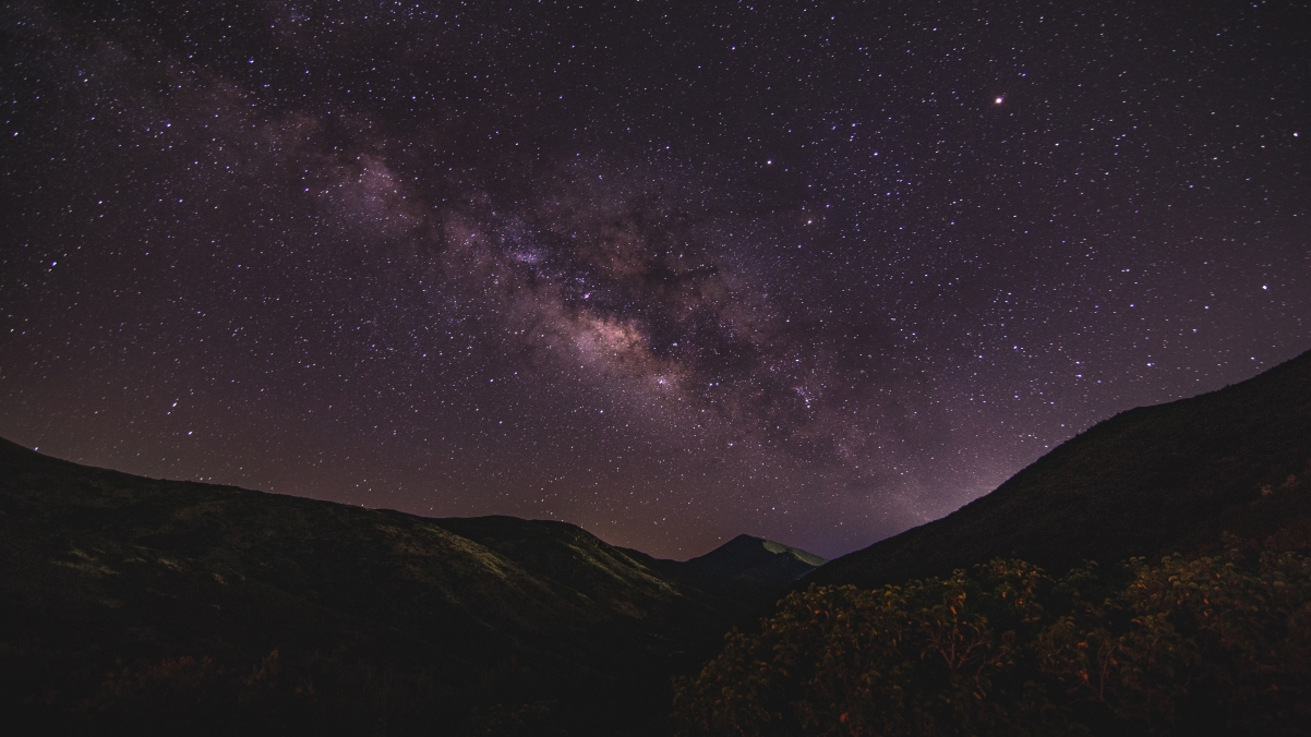 星空夜晚银河4k壁纸