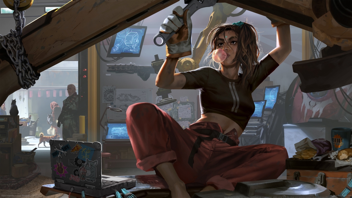 《Apex英雄（Apex Legends）》美女游戏原画4k壁纸3840x2160