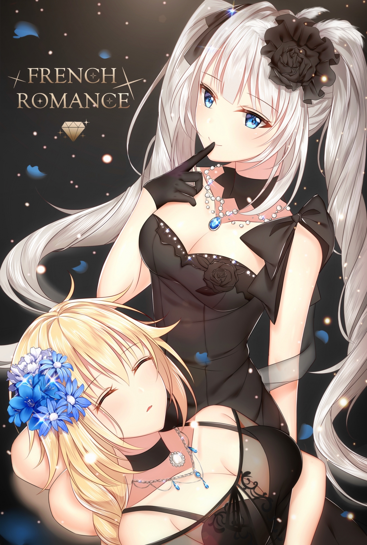 french romance 动漫美少女4k手机壁纸