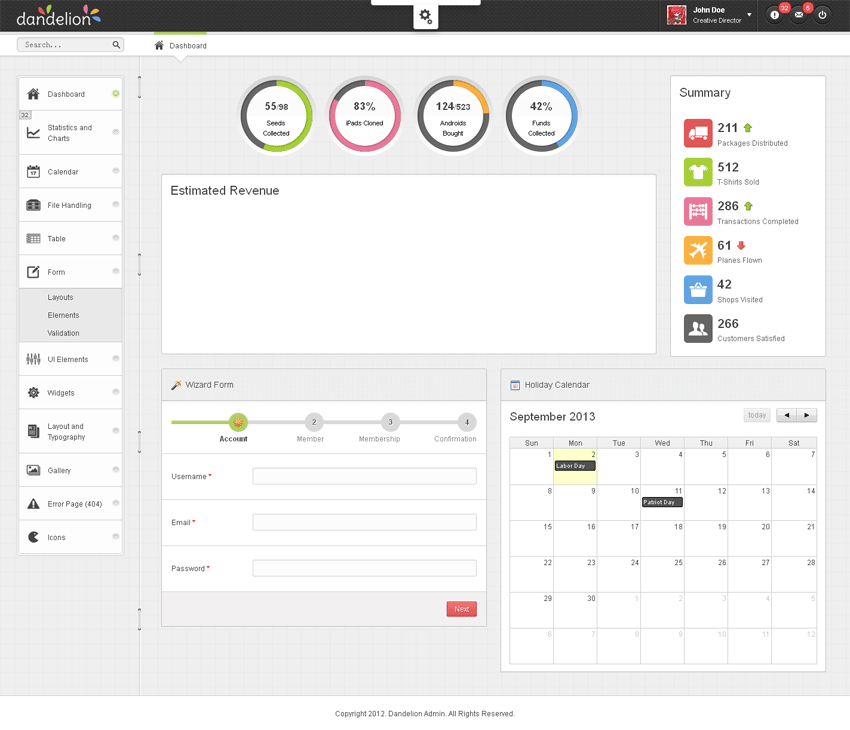 jquery ui制作的响应式后台管理模板html源码下载