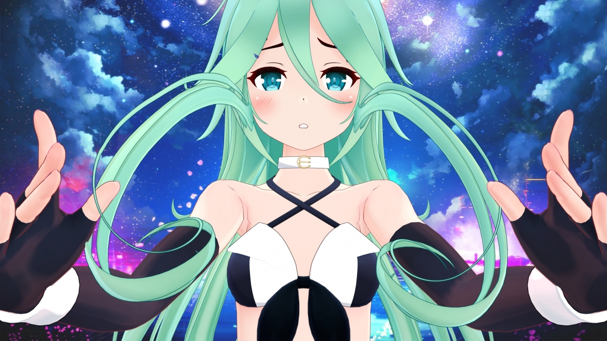 星系 Miku初音未来4k动漫壁纸