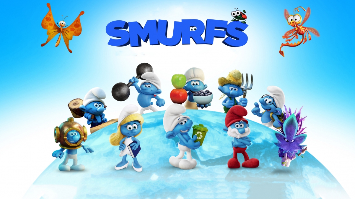 《蓝精灵:寻找神秘村 Smurfs: The Lost Village》4K壁纸