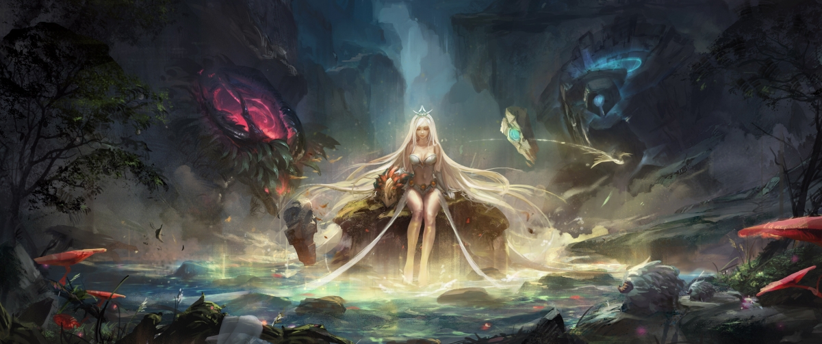 lol janna 3440x1440壁纸