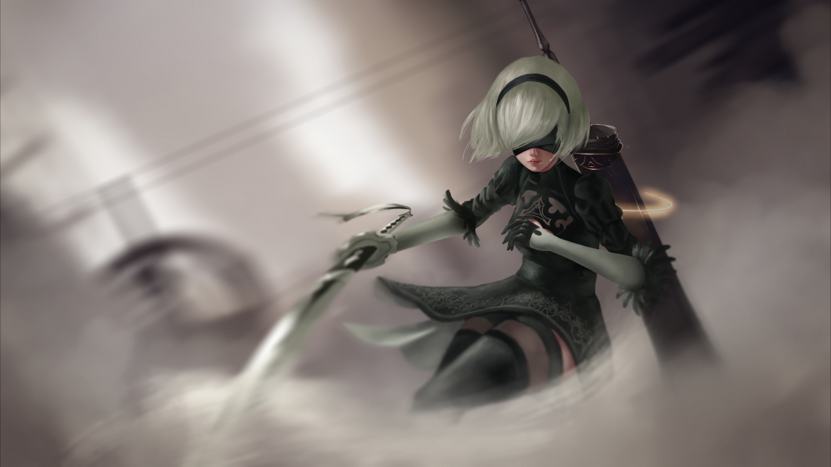 2B NieR Automata 5k 尼尔机械纪元壁纸