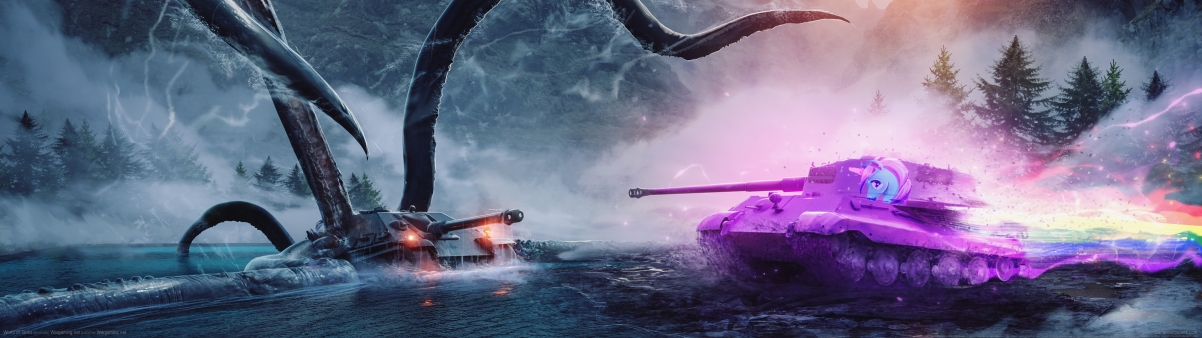 坦克世界World of Tanks 3840x1080壁纸