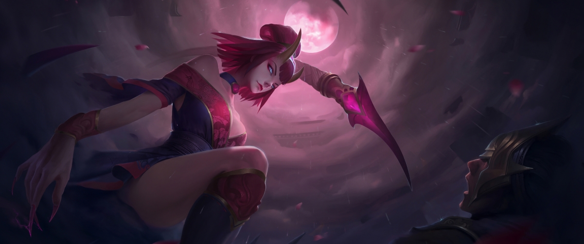 英雄联盟LOL伊芙琳Evelynn 3440x1440壁纸