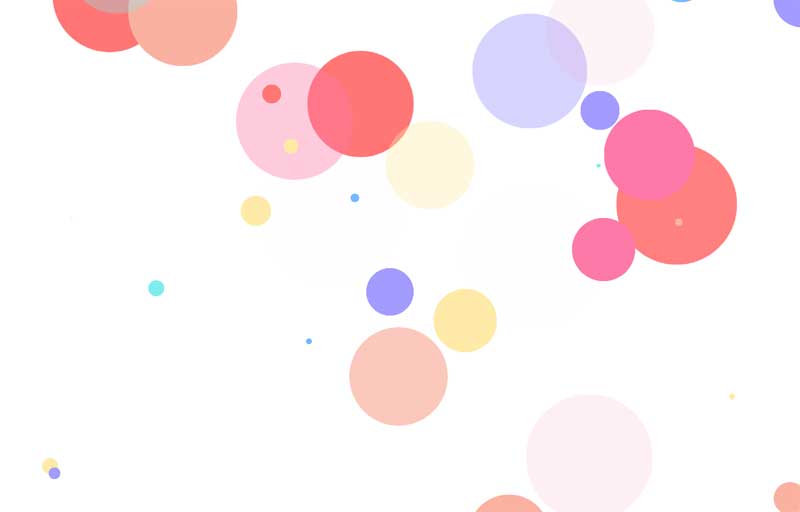 html5 css3圆点冒泡背景动画特效
