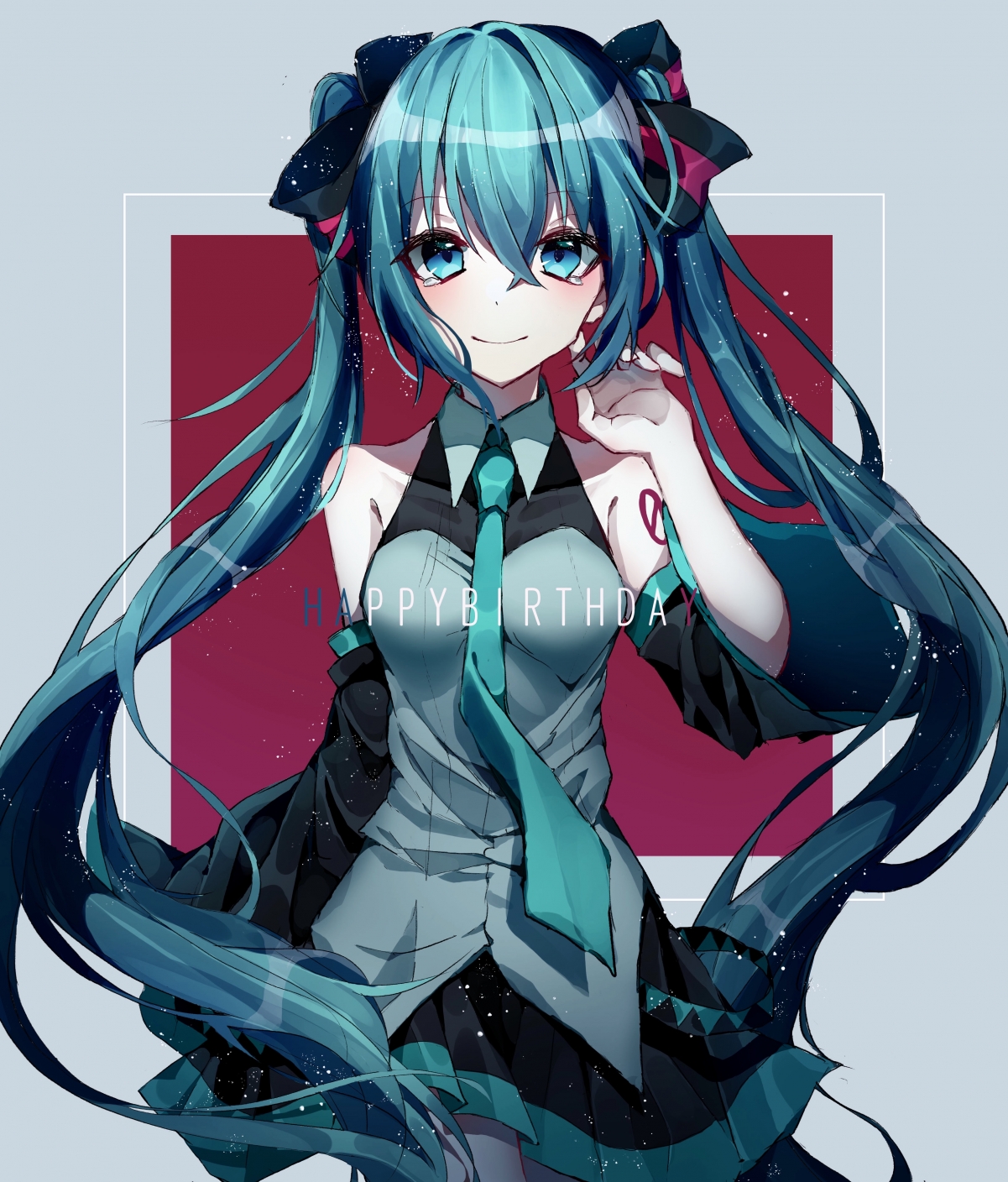 初音未来 生日快乐 4k竖屏手机壁纸