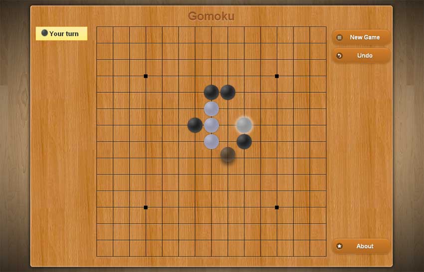 html5网页手机五子棋游戏源码下载