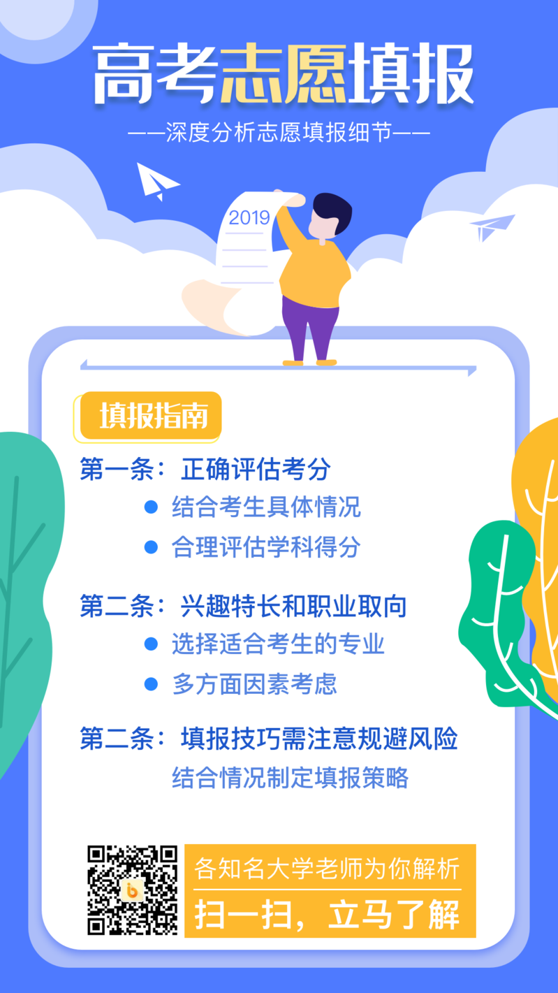 高考志愿填报指南攻略活动图