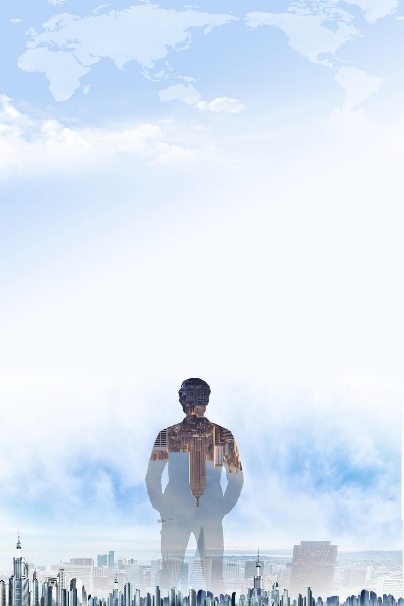 清新简洁掌控全局励志