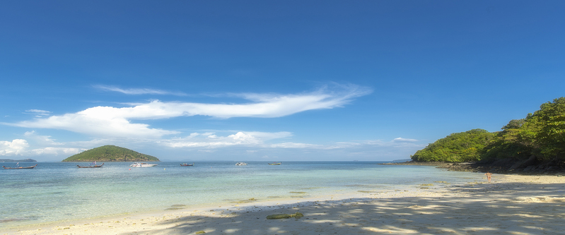 泰国浪漫普吉岛旅游海报背景图