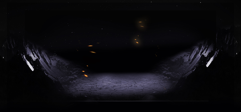 黑色场景科幻banner