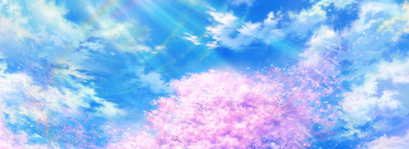 动漫梦幻天空背景banner