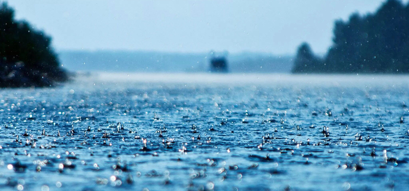 蓝色 下雨背景