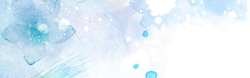 清新水墨水彩背景banner