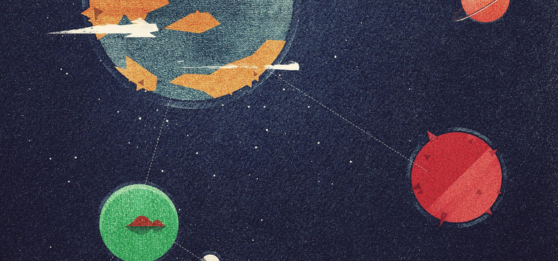 童趣宇宙 海报 背景