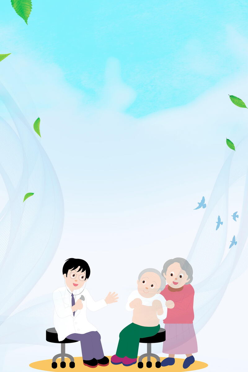 公益爱心义诊活动背景素材