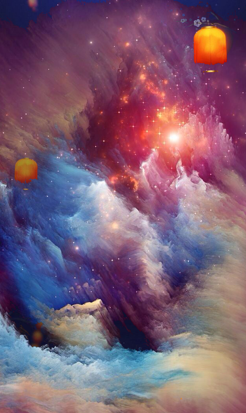 浪漫星空纹理背景