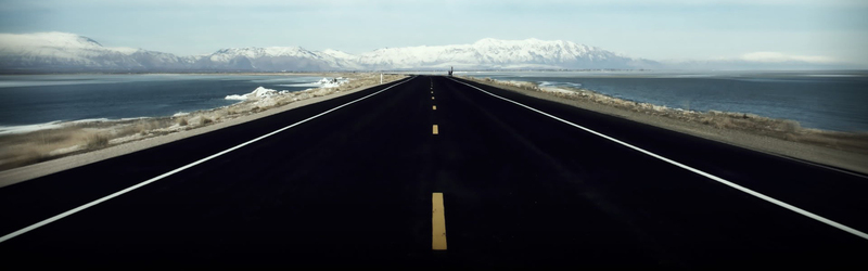 海边道路背景