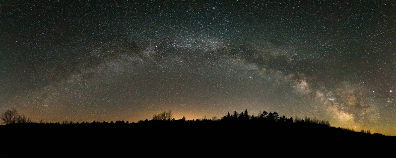 黑夜繁星背景