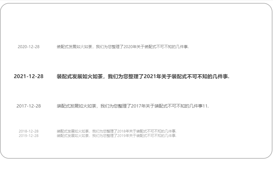 列表向上循环滚动文字放大显示动画