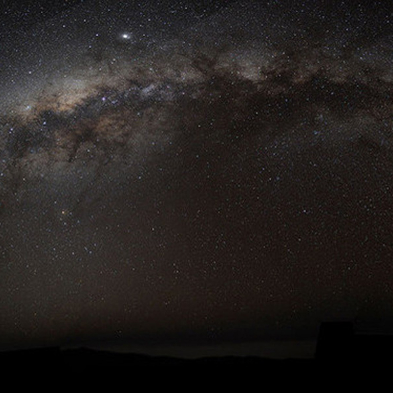 夜晚天空光亮星星背景