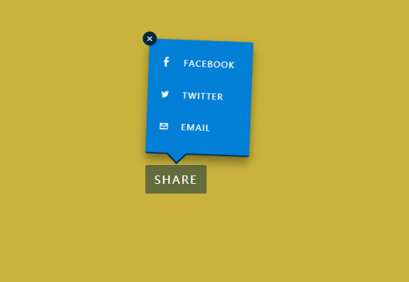 jQuery美观实用的弹出式分享按钮
