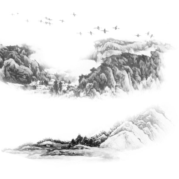 中国风，山水画0