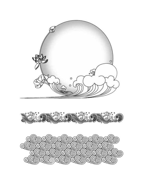 中国风纹理矢量素材