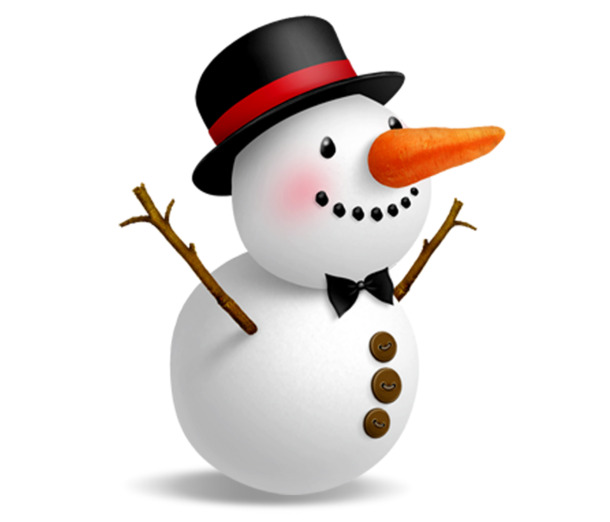 纽扣雪人