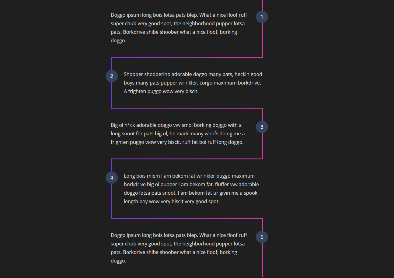 纯css3自定义计数器时间轴插件源码