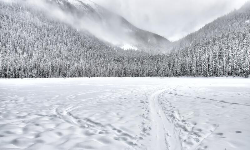 雪景 雪山 雪地 白色