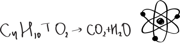 手绘教育化学方程式