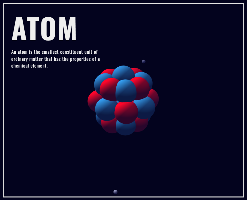 原子结构设计素材下载，html原子动画特效代码
