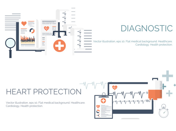 医疗扁平化素材