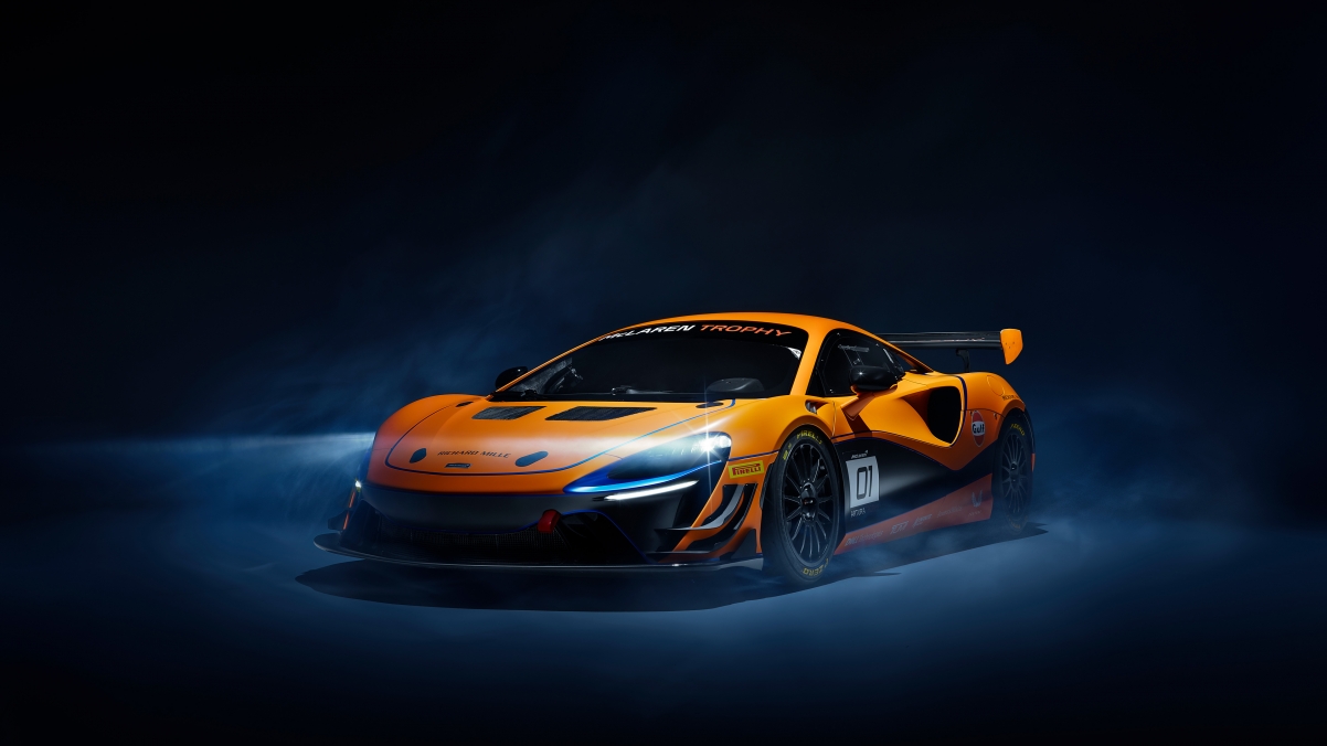 迈凯伦 mclaren artura trophy 橙色跑车 4k 电脑壁纸