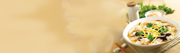 美食面食背景banner