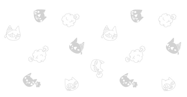 卡通猫漂浮png素材