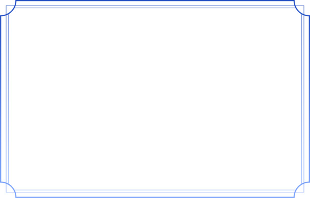 中国 蓝色边框